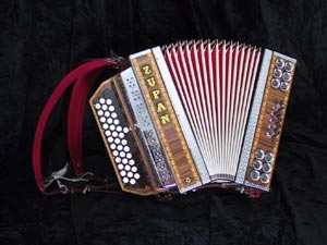Prachtige Zupan harmonica bij muziekhandel enschede